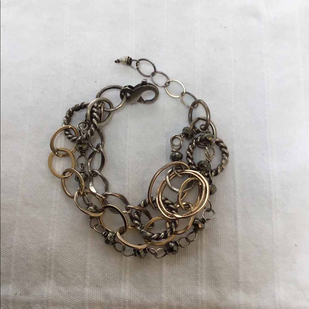 ARTISAN CUSTOM MADE THREE CHAIN BRACELET